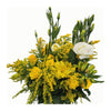 Yellow Peach Roses Bouquet Close Up  - Buy Online at Artcaffe Market