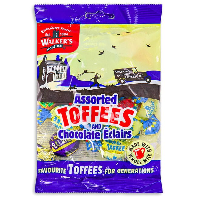 Walkers Assorted Toffees & Eclairs, 150g