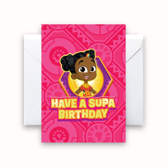 Cards Supa Supa Sema Greeting Card - Have a Supa Birthday