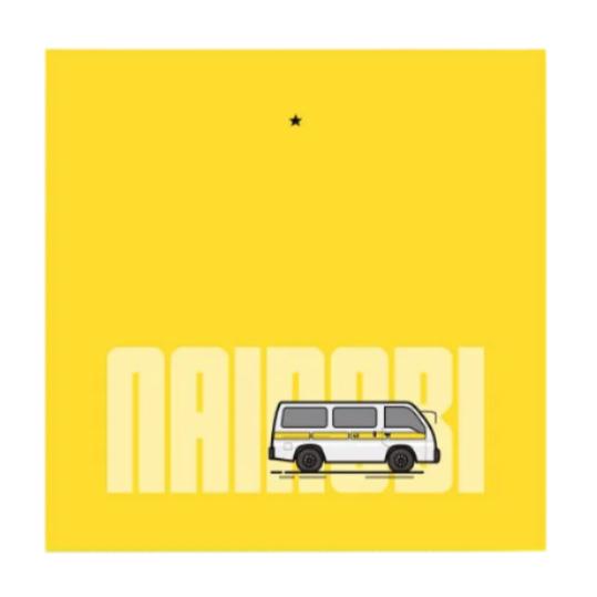 Bonk Fridge Magnet Nairobi Matatu