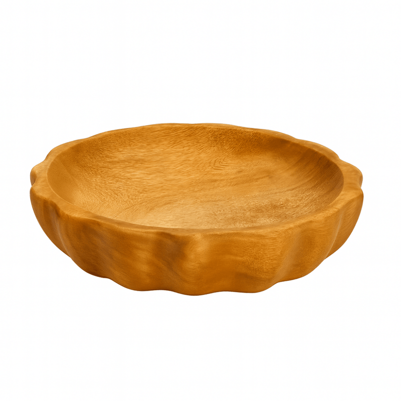 Diadota Tikki Wooden Bowl, 12"