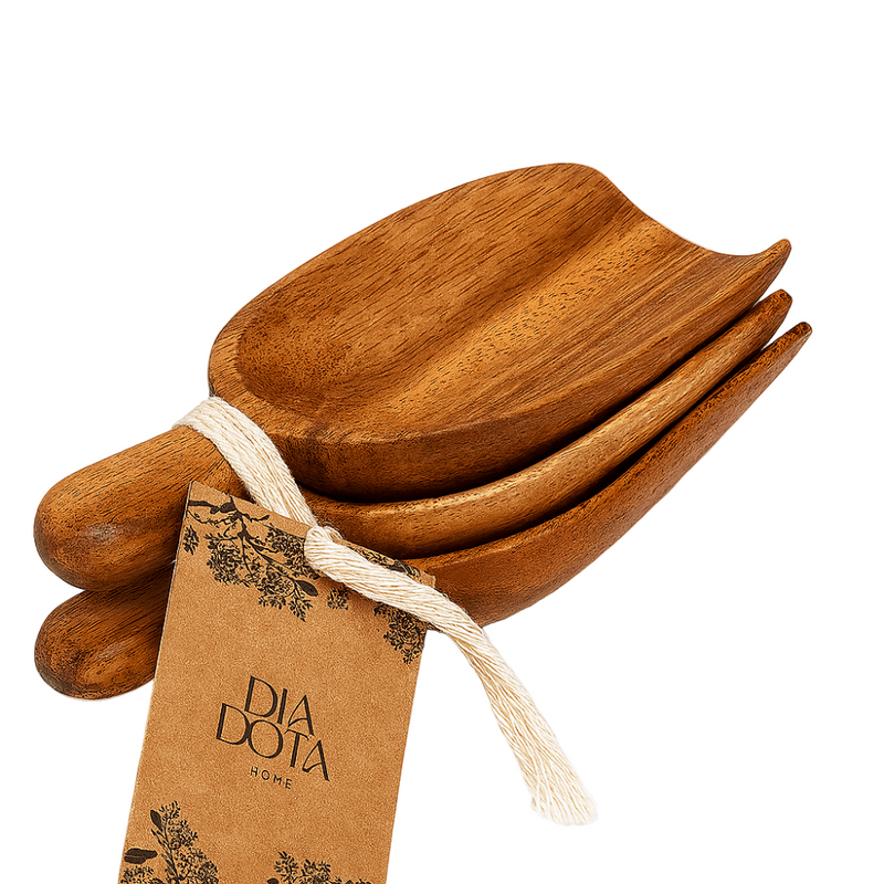 Diadota Tala Small Wooden Scoopers [Set of 3]