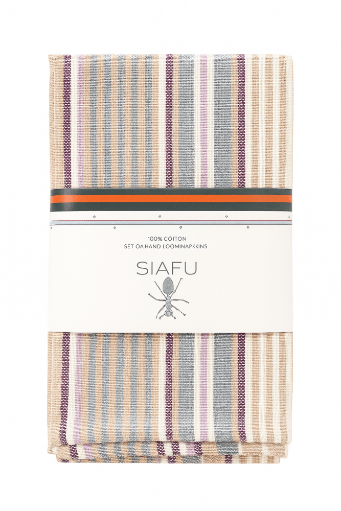 Siafu Orchid Napkins, Set of 4