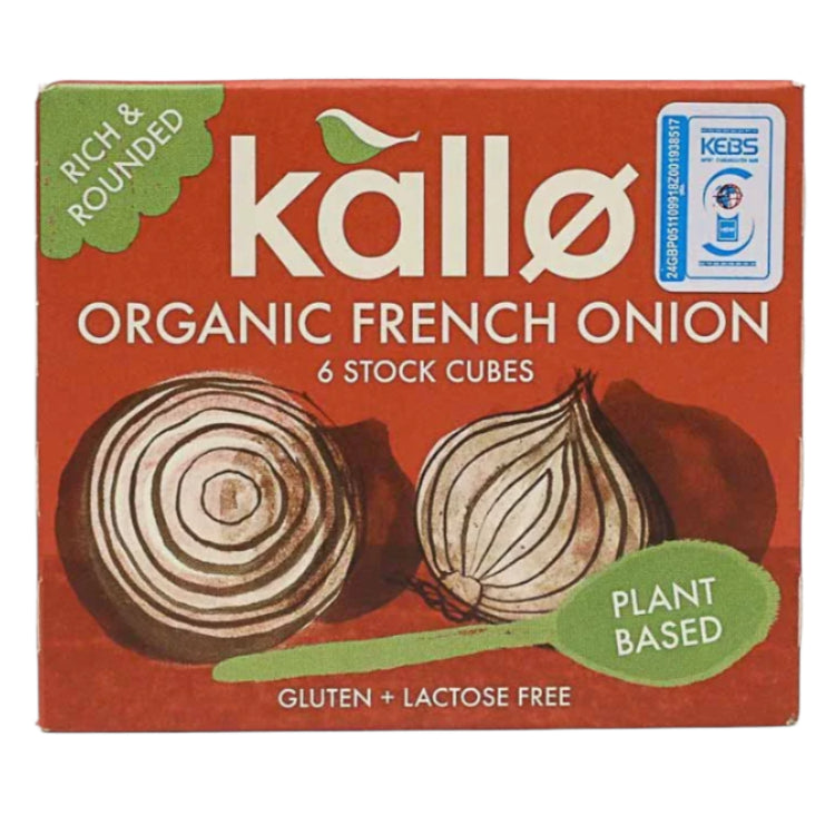 Kallo Organic French Onion Stock Cubes, 66g