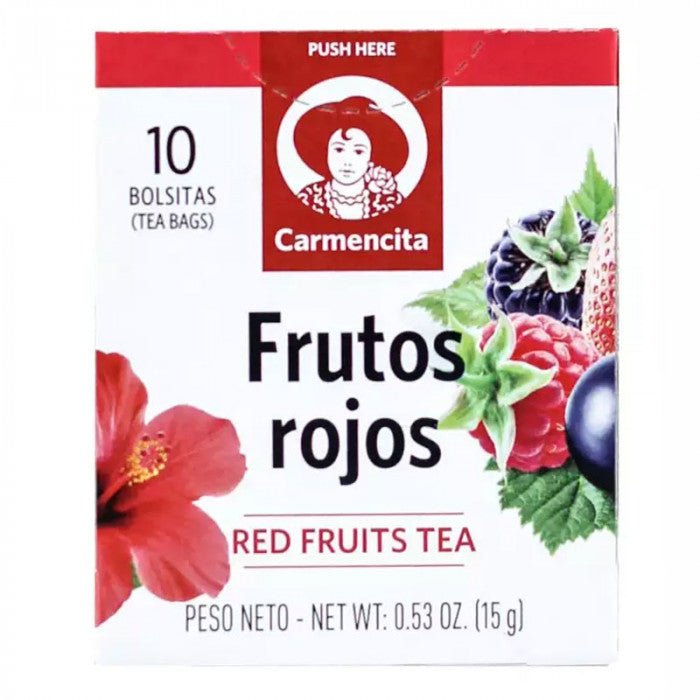Carmencita Red Fruits Herbal Tea, 10pc