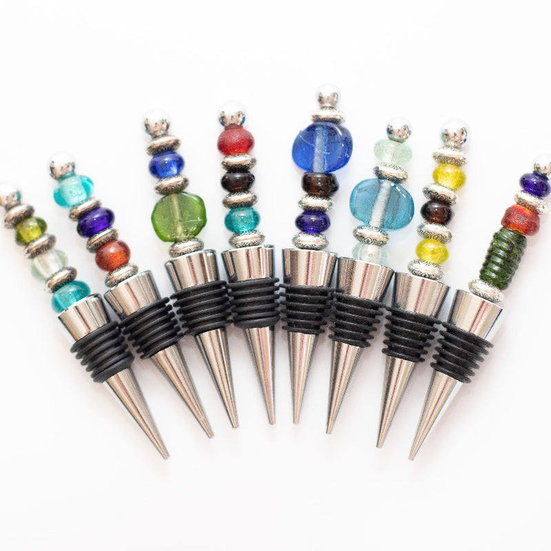 Shanga Beaded Wine Bottle Stoppers