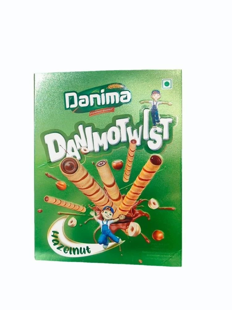 Danima Twist Wafer Hazelnut, 100g