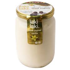Laki Laki Greek Yoghurt Vanilla In Glass, 700ml