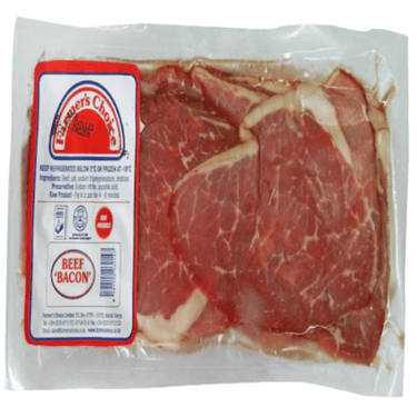 Farmers Choice Beef Bacon, 200g