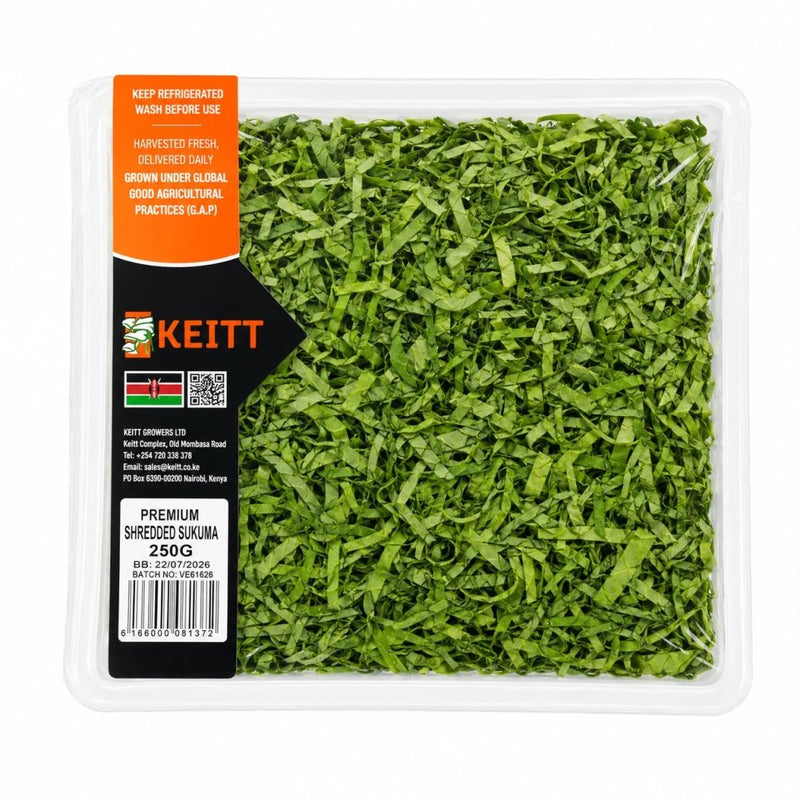 Premium Shredded Sukuma, 250g